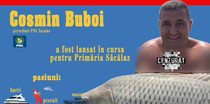 consilierul judetean cosmin buboi a intrat in cursa electorala pentru primaria sacalaz