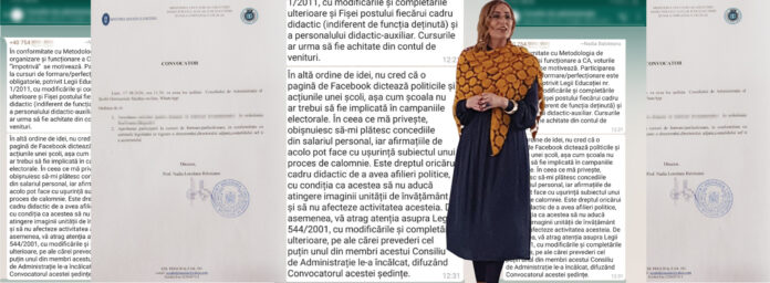 Nadia Baloteanu, director Școala Gimnazială Săcălaz