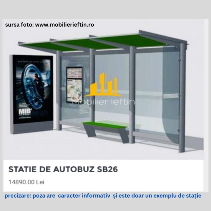 statie autobuz comuna sacalaz